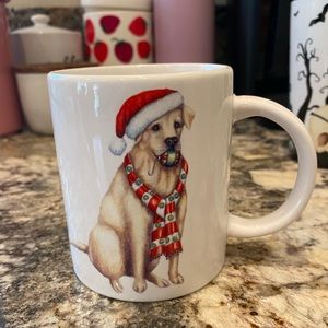 Christmas dog mug